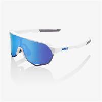 Очки спортивные 100% S2 Matte White / HIPER Blue Multilayer Mirror Lens