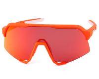 Очки спортивные 100% S3 Soft Tact Neon Orange / HIPER Red Multilayer Mirror Lens